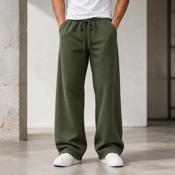 Olive_Fleece_Relaxed_Fit_Unisex_Joggers