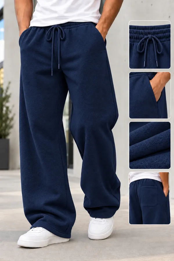 Navy_Fleece_Relaxed_Fit_Unisex_Jogger