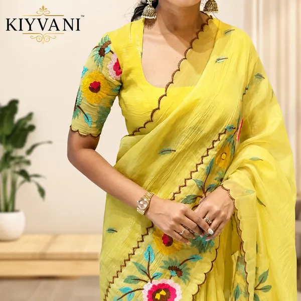 Yellow_Kanchi_Cotton_Floral_Embroidered_Saree_For_Women