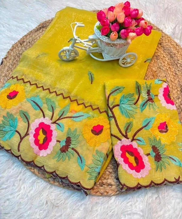 Yellow_Kanchi_Cotton_Floral_Embroidered_Saree_For_Women