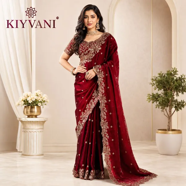 Multicolor_Satin_Embroidered_Bollywood_Saree_For_Women