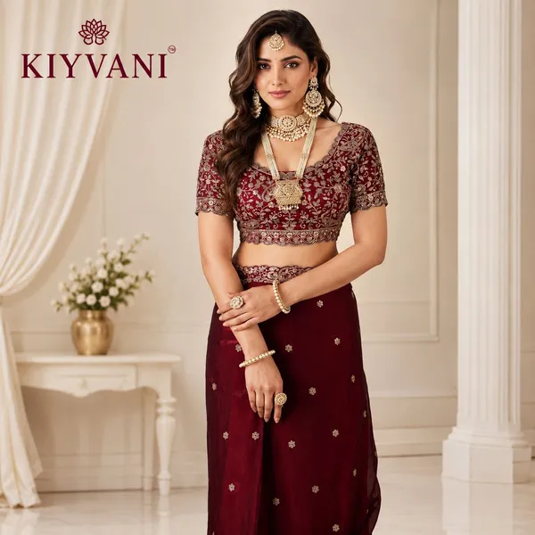 Multicolor_Satin_Embroidered_Bollywood_Saree_For_Women