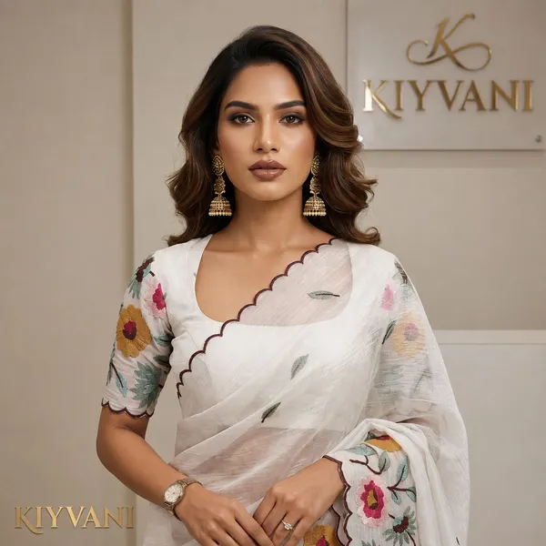 White_Kanchi_Cotton_Floral_Embroidered_Saree_For_Women