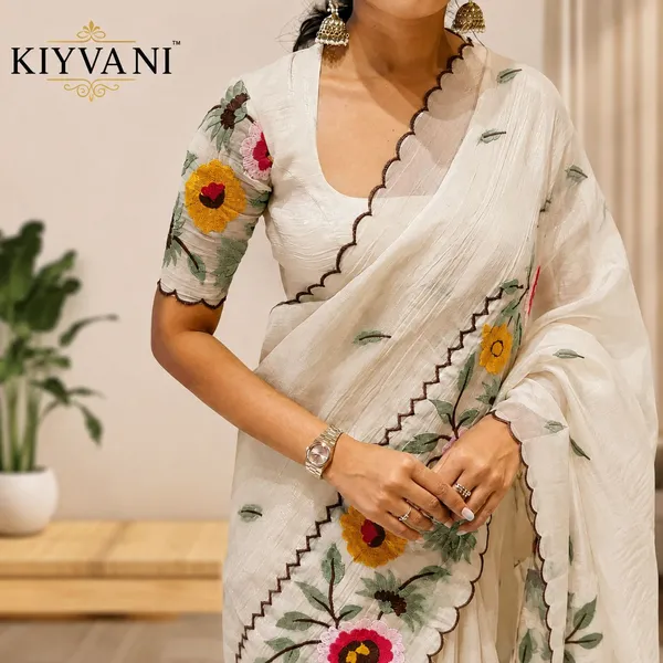 White_Kanchi_Cotton_Floral_Embroidered_Saree_For_Women