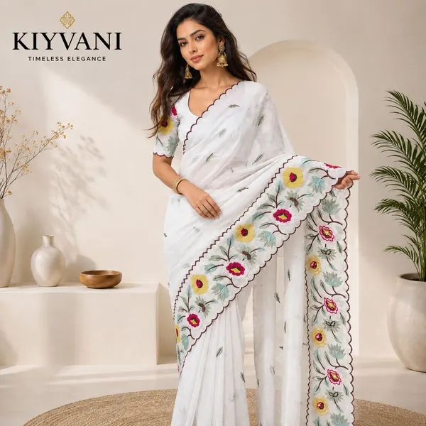 White_Kanchi_Cotton_Floral_Embroidered_Saree_For_Women