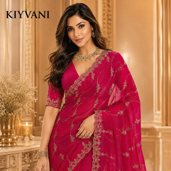 Magenta_Kanchi_Cotton_Embroidered_Festive_Saree_For_Women