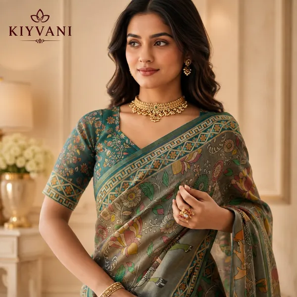 Multicolor_Cotton_Linen_Folk_Art_Motif_Printed_Saree_For_Women