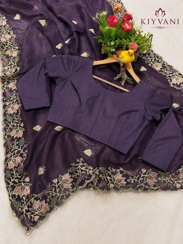 Deep_Purple_Kanchi_Cotton_Floral_Embroidered_Saree_For_Women