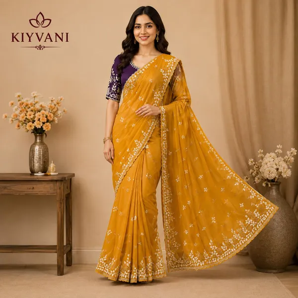 Orange_Kanchi_Cotton_Floral_Embroidered_Saree_For_Women