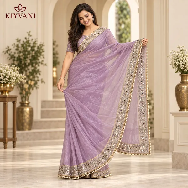 Lavender_Kanchi_Cotton_Shimmer_Embroidered_Saree_For_Women