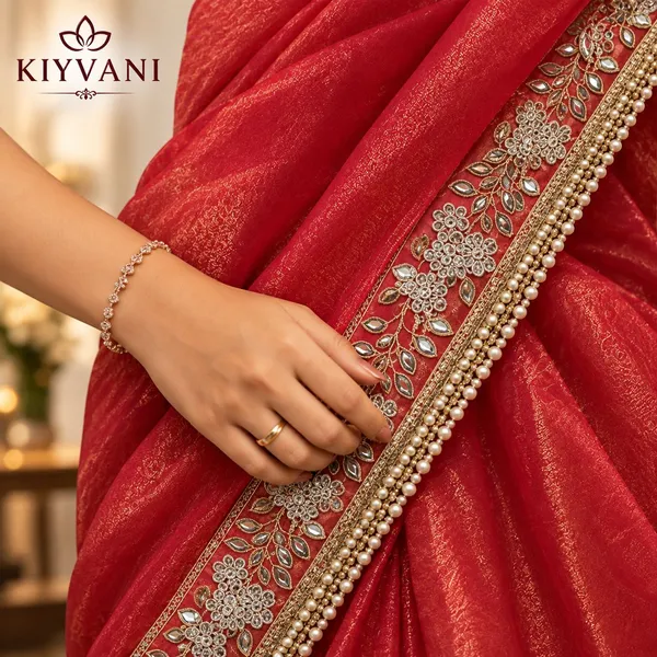 Coral_Pink_Kanchi_Cotton_Shimmer_Saree_For_Women