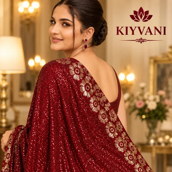 Maroon_Kanchi_Cotton_Sequin_Embellished_Saree_For_Women