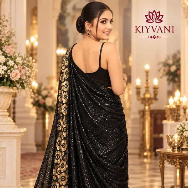 Black_Gold_Kanchi_Cotton_Sequin_Embellished_Saree_For_Women