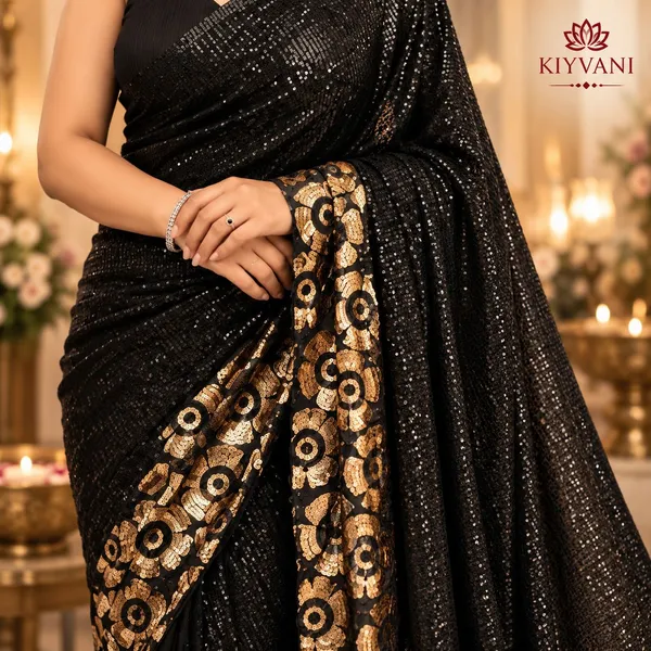 Black_Gold_Kanchi_Cotton_Sequin_Embellished_Saree_For_Women