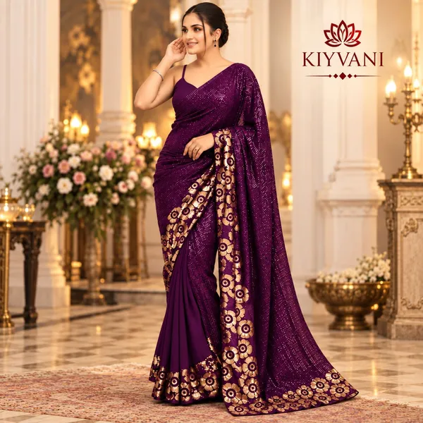 Purple_Kanchi_Cotton_Sequin_Embellished_Saree_For_Women