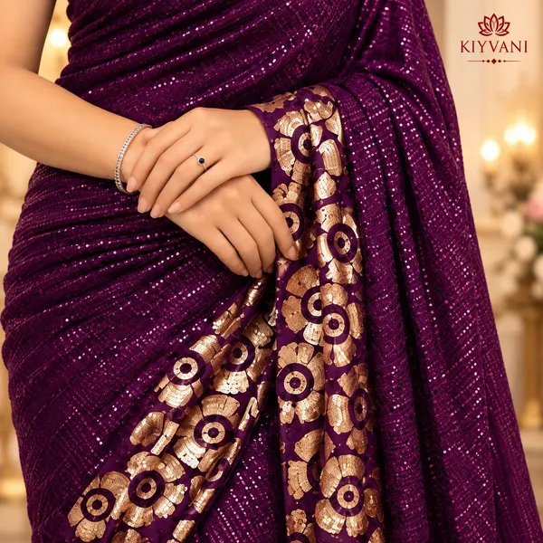 Purple_Kanchi_Cotton_Sequin_Embellished_Saree_For_Women