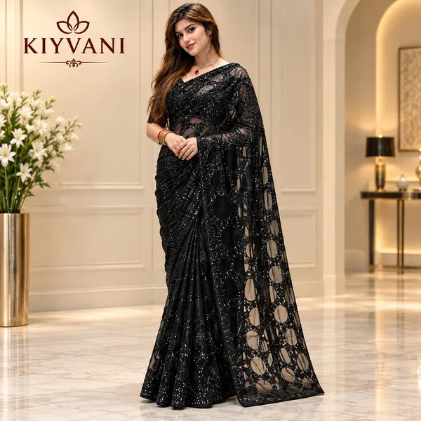 Black_Kanchi_Cotton_Circular_Embroidered_Designer_Saree_For_Women