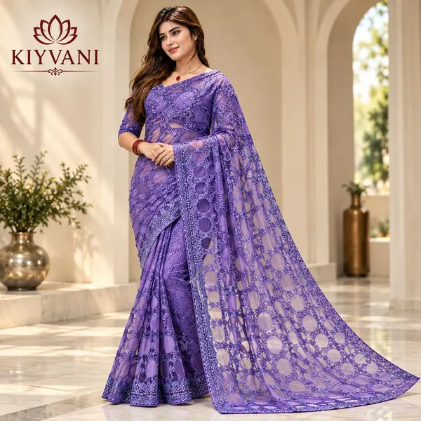 Purple_Kanchi_Cotton_Circular_Embroidered_Designer_Saree_For_Women