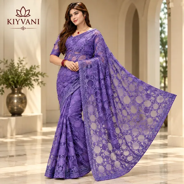 Purple_Kanchi_Cotton_Circular_Embroidered_Designer_Saree_For_Women