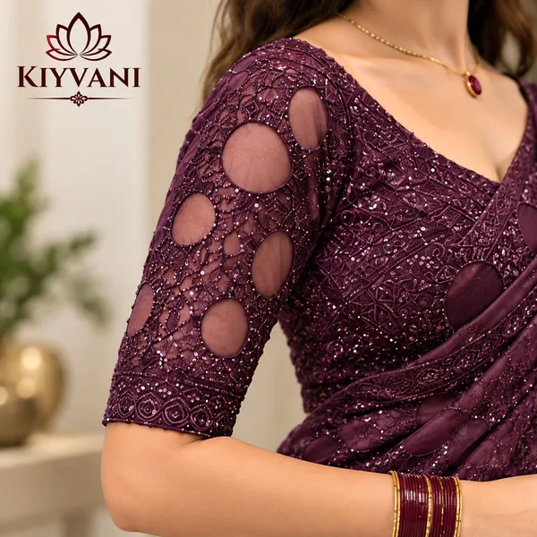 Wine_Kanchi_Cotton_Circular_Embroidered_Designer_Saree_For_Women