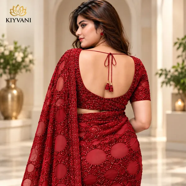 Red_Kanchi_Cotton_Circular_Embroidered_Designer_Saree_For_Women