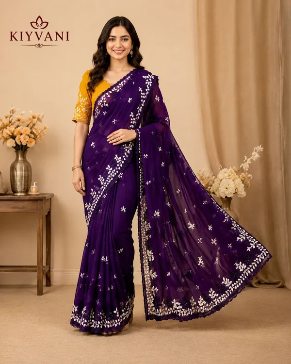 Purple_Yellow_Kanchi_Cotton_Floral_Embroidered_Saree_For_Women