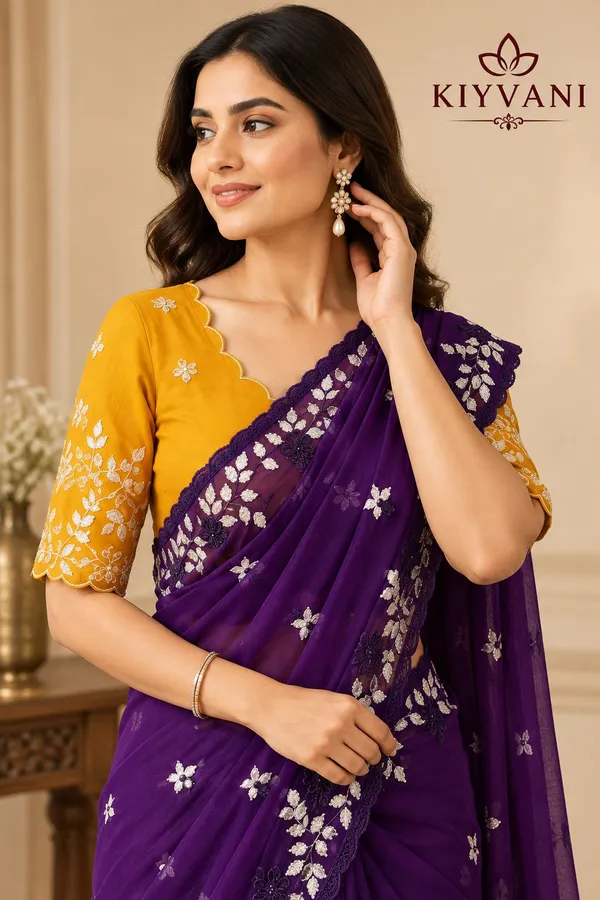 Purple_Yellow_Kanchi_Cotton_Floral_Embroidered_Saree_For_Women