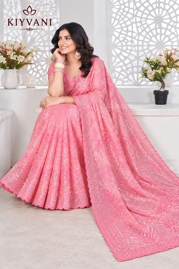 Rose_Pink_Kanchi_Cotton_Sequin_Leaf_Embroidered_Saree_For_Women