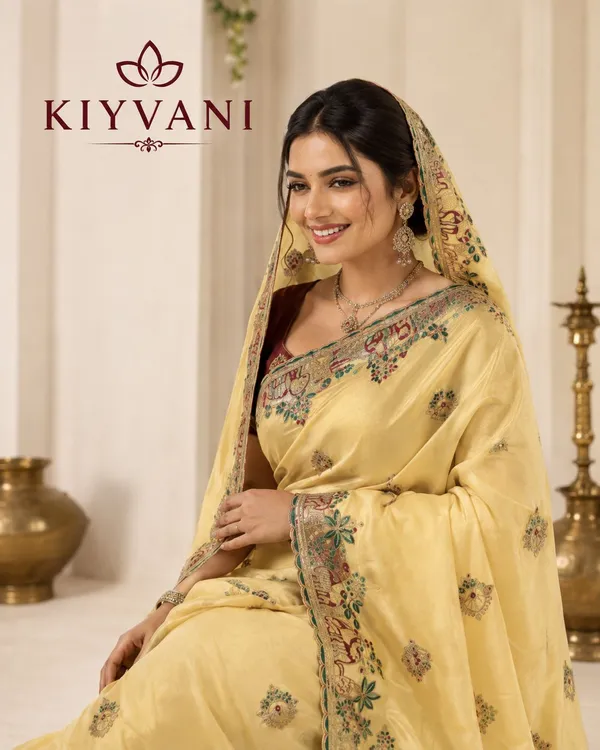 Pastel_Yellow_Satin_Embroidered_Saree_For_Women