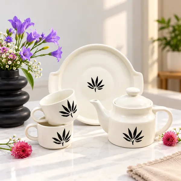 Ceramic_Botanical_Black_Print_Teapot_Cup_Serving_Tray_Tea_Set