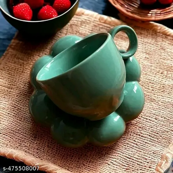 Ceramic_Floral_Green_Cup_And_Saucer_Set