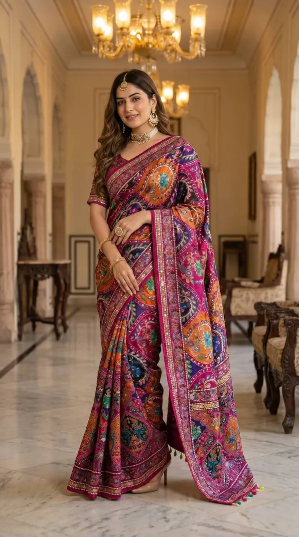 Pink_Embellished_Saree_for_Women