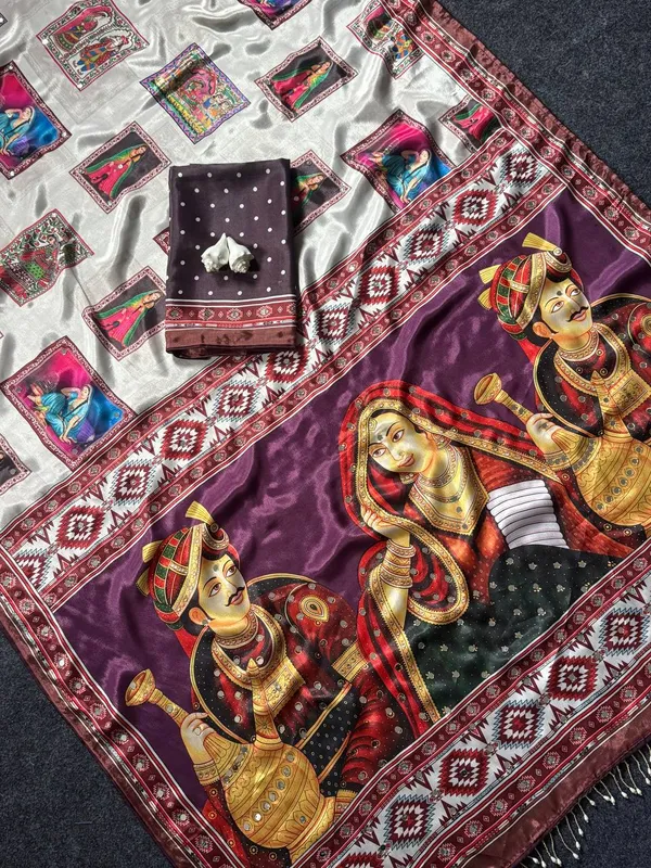 White_Crepe_Silk_Printed_Saree_For_Women