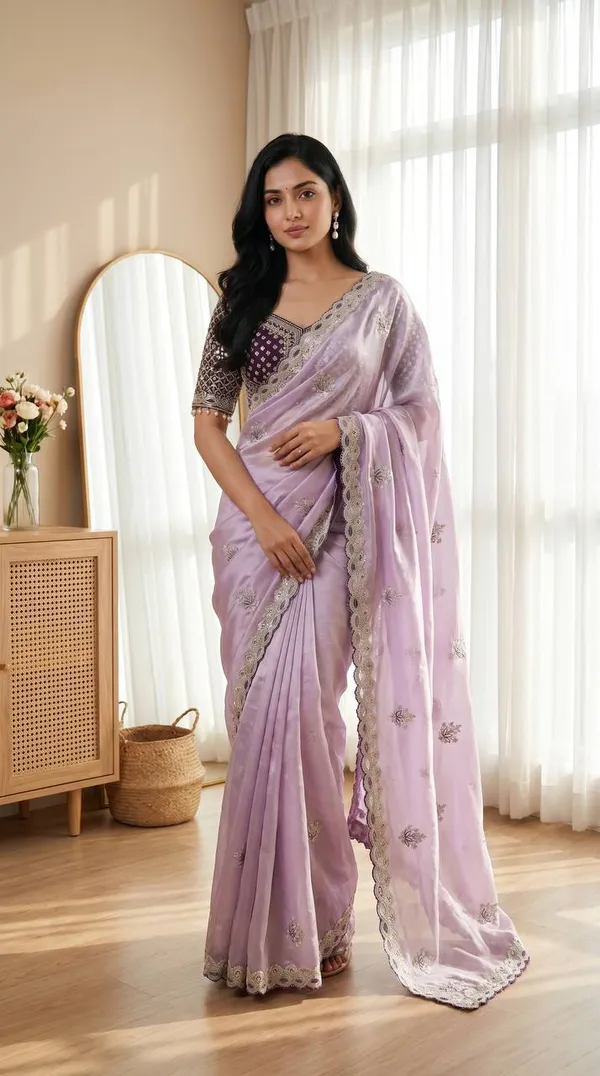 Lavender_Satin_Silk_Embroidered_Saree_For_Women