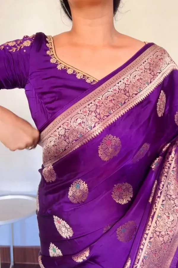 Purple_Lichi_Silk_Printed_Traditional_Saree_For_Women