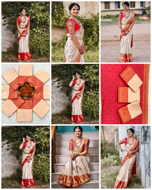 Red_Lichi_Silk_Woven_Traditional_Saree_For_Women