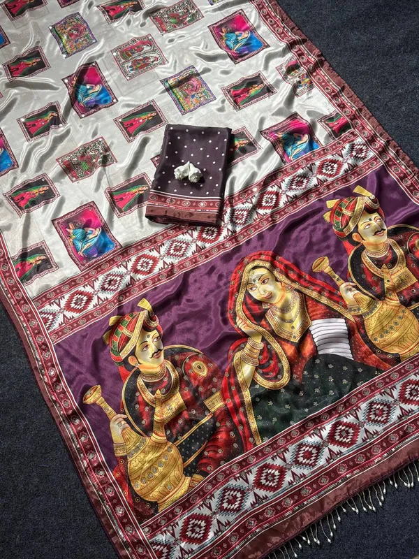 White_Crepe_Silk_Printed_Saree_For_Women