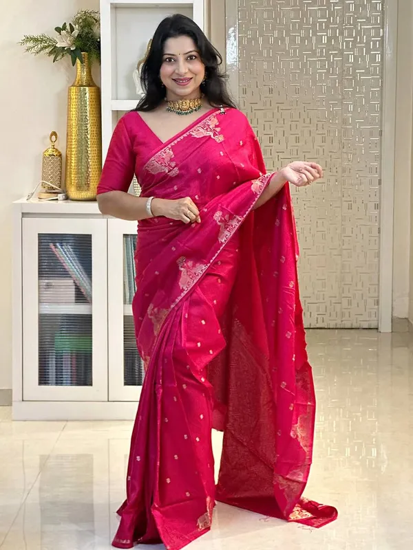 Pink_Lichi_Silk_Floral_Woven_Saree_For_Women