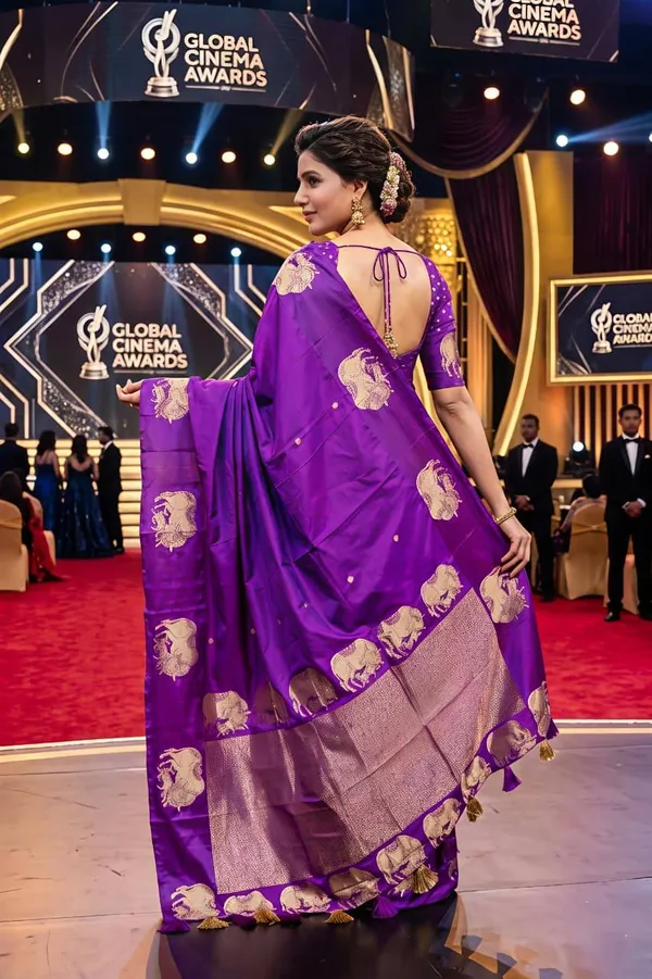 Purple_Lichi_Silk_Elephant_Motif_Printed_Saree_For_Women