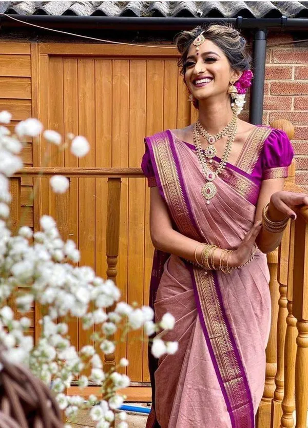 Pink_&_Purple_Lichi_Silk_Zari_Border_Woven_Saree_For_Women