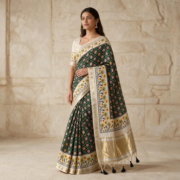 Green_Zari_Weaving_Silk_Woven_Saree_For_Women
