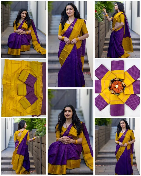 Yellow_Lichi_Silk_Woven_Saree_For_Women