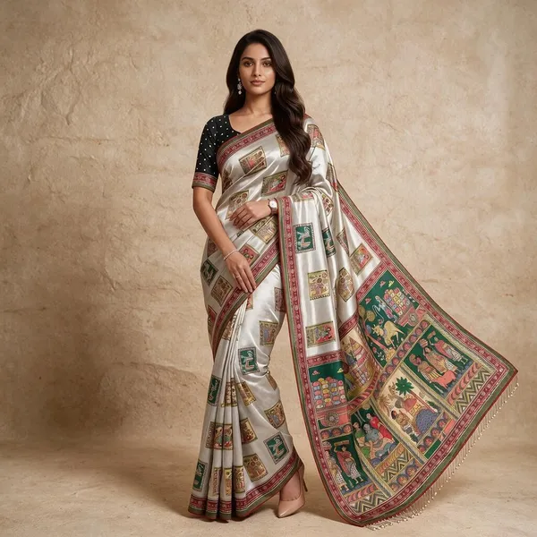 Multicolor_Modal_Crepe_Silk_Printed_Saree_For_Women