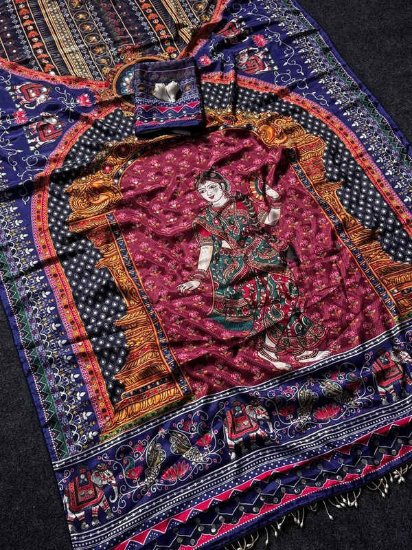 Multicolor_Modal_Satin_Silk_Printed_Saree_For_Women