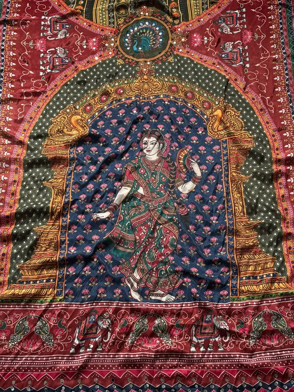 Maroon_Modal_Satin_Silk_Printed_Saree_For_Women