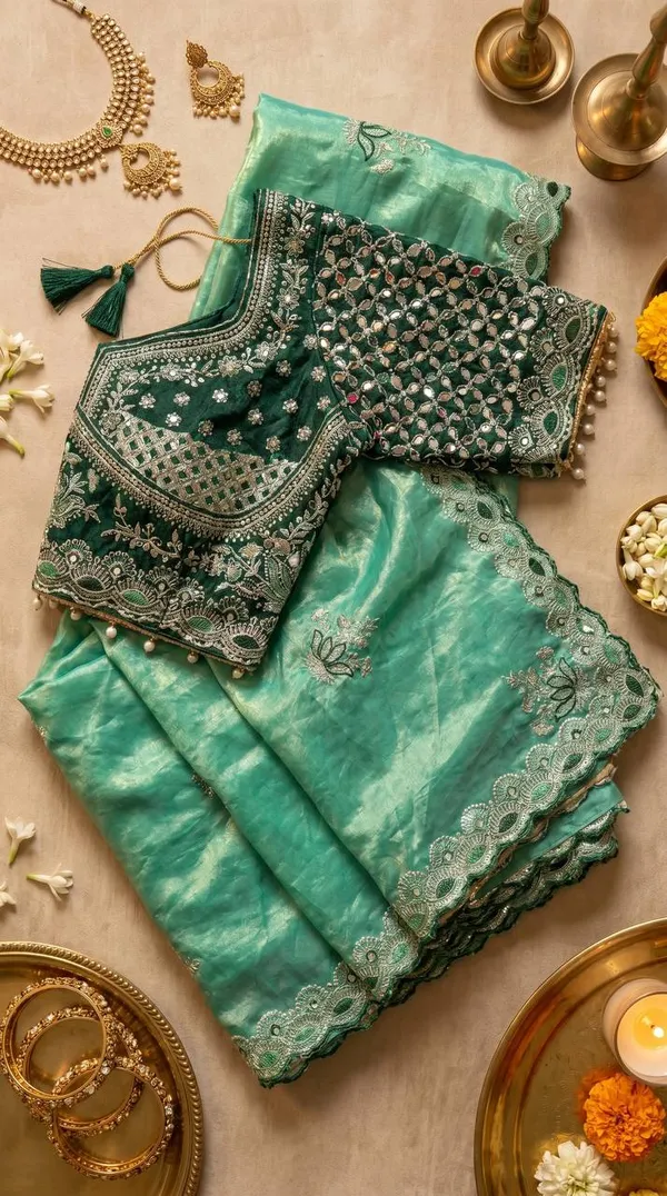 Mint_Green_Satin_Silk_Embroidered_Saree_For_Women