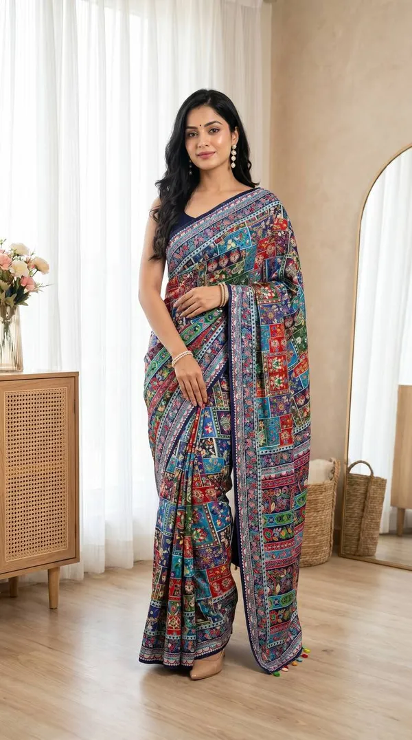 Multicolor_Satin_Crepe_Silk_Printed_Saree_For_Women