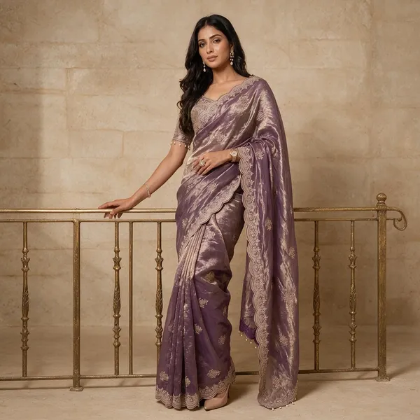 Purple_Satin_Silk_Embroidered_Saree_For_Women