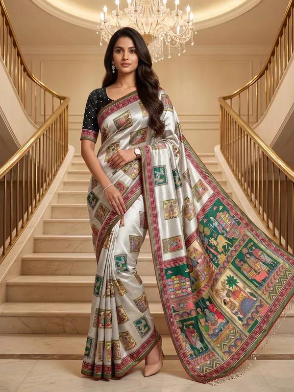 Multicolor_Modal_Crepe_Silk_Printed_Saree_For_Women