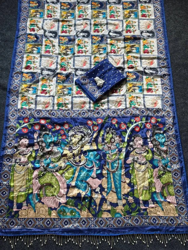 Blue_Crepe_Silk_Printed_Saree_For_Women